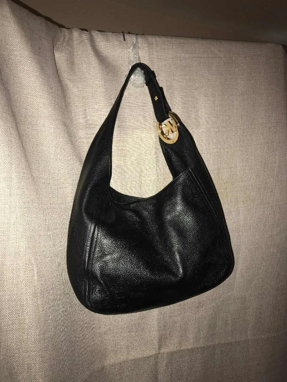 Michael Kors Large Fulton Leather Hobo Bag